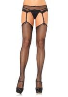 fishnet stockings black