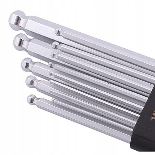 13X KLUCZE IMBUSOWE IMBUS KULKĄ ZESTAW IMBUSY CrV na Arena.pl