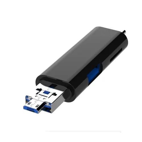 Czytnik kart microSD gniazdo USB type C / micro USB / USB 2.0 zdjęcie 1