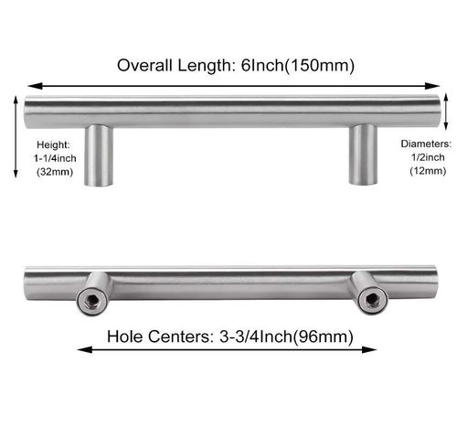 Zestaw 25Uchwytów Do Szafek Srebrne 15 Cm na Arena.pl