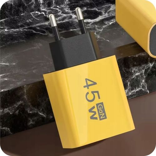 SZYBKA ŁADOWARKA SIECIOWA USB TYPE-C GaN 45W QC 3.0 PD do TELEFONU LAPTOPA na Arena.pl