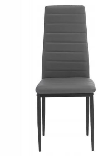 Krzesło tapicerowane nowoczesne do jadalni salonu Mark5 szare na Arena.pl