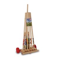 zestaw do gry w krokieta dla 6 osób pro lucio londero 80