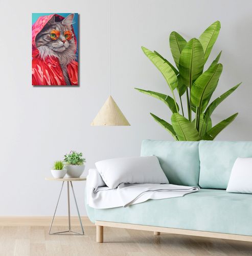 Obraz 30x50cm Kot w Stylu na Arena.pl