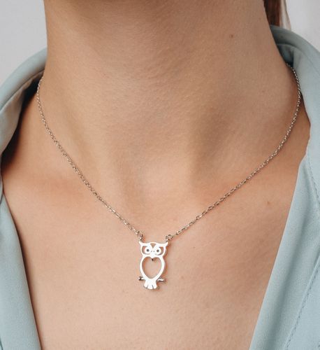Naszyjnik srebrny "Owl" na Arena.pl