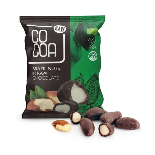 COCOA Orzechy Brazylijskie W Surowej Czekoladzie BIO 70 g na Arena.pl