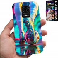 ETUI DO XIAOMI NOTE 9 PRO / 9S - PIŁKA NOŻNA FOOTBALL PIŁKARZE + SZKŁO