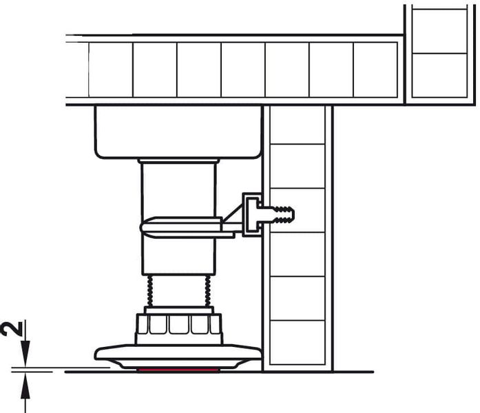 Podkładka do nóżek meblowych AXILO zdjęcie 2