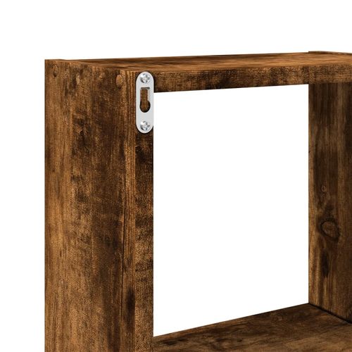 Półka ścienna, 78x18x71 cm, przydymiony dąb na Arena.pl