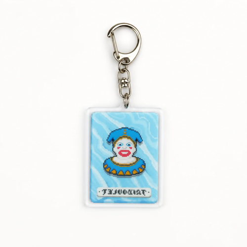 Triboulet | 4 cm | Plastic | Gaming Keychain | Balatro na Arena.pl