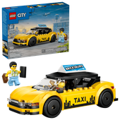 LEGO City Żółta taksówka - Elektryczny samochód klocki 60487