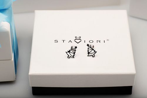 Srebrne kolczyki Staviori na Arena.pl