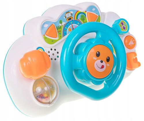 KIEROWNICA INTERAKTYWNA DLA DZIECKA NA WÓZEK MYZYKA ŚWIATŁA EDUKACJA na Arena.pl