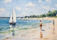 Plakat 84,1x59,4cm Życie na Brzegu