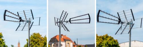 ANTENA KIERUNKOWA DVB-T2 DO TV NAZIEMNEJ MUX8 Filtr LTE HD 4K UHF VHF 120km na Arena.pl