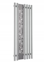 Grzejnik dekoracyjny FLOWER 160x60 SILVER