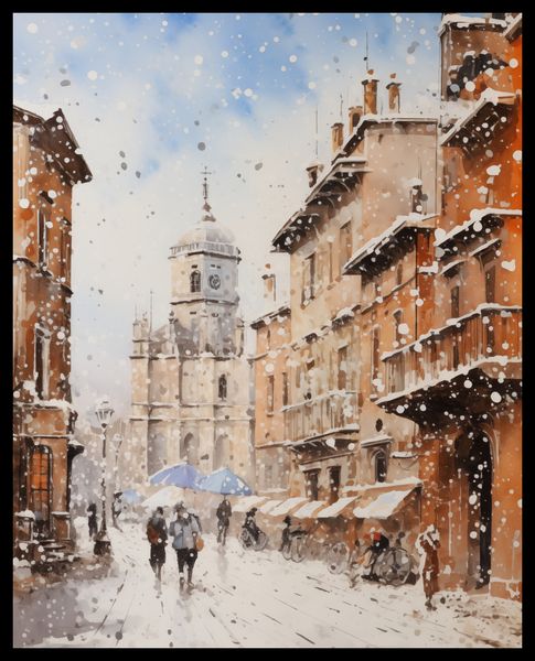 Plakat 40x50cm Urok Starych Miast zdjęcie 2