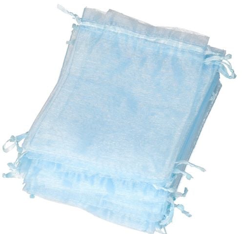 WORECZKI Z ORGANZY 25SZT 7,5X10CM KOMUNIA ŚLUB na Arena.pl