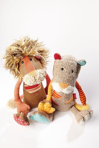 SIGIKID Lew w paski 40 cm Patchwork Sweety na Arena.pl