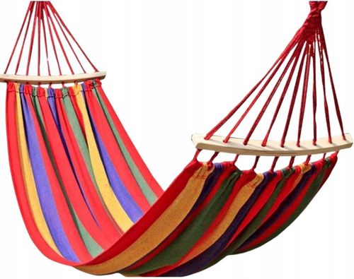 HAMAK OGRODOWY ZE STELAŻEM JEDNOOSOBOWY HUŚTAWKA DO OGRODU 1 OSOBOWY 200x80 na Arena.pl