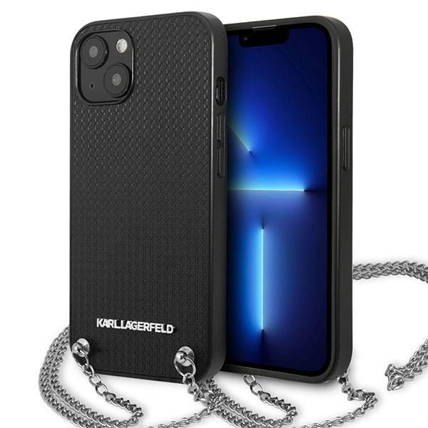 Etui Karl Lagerfeld do iPhone 15, iPhone 14, iPhone 13, Czarny zdjęcie 1