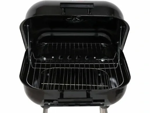 GRIL GRILL OGRODOWY Z POKRYWĄ KOŁAMI BBQ 40X45CM zdjęcie 9