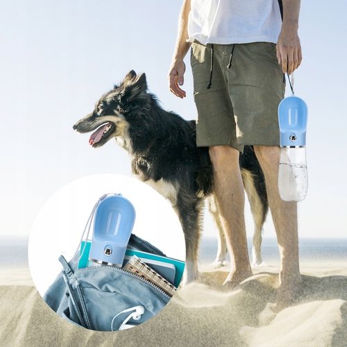 Poidło dla psa Bidon z miską na Wodę 500ml na Arena.pl