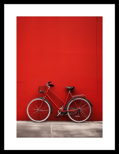 Plakat 21x29,7cm Czerwony Rower na Arena.pl