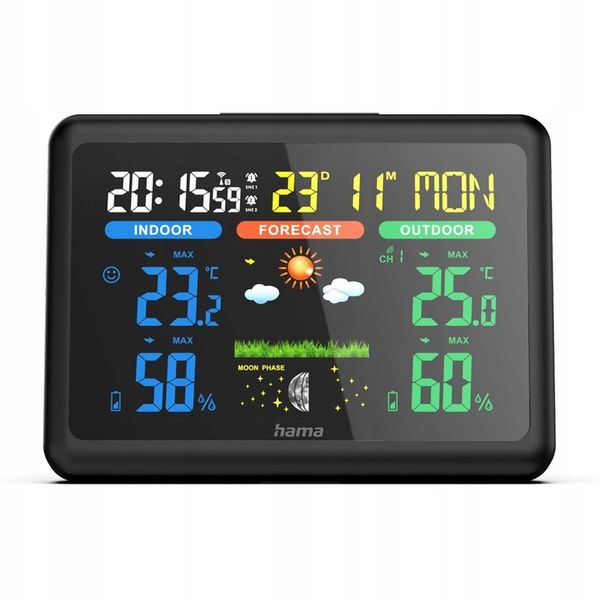 Hama STACJA POGODY "COLOR" Termometr, Higrometr zdjęcie 1