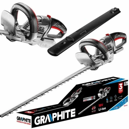 GRAPHITE NOŻYCE DO ŻYWOPŁOTU 18V 510mm SEKATOR DO KRZEWÓW Energy 18V 58G032 na Arena.pl