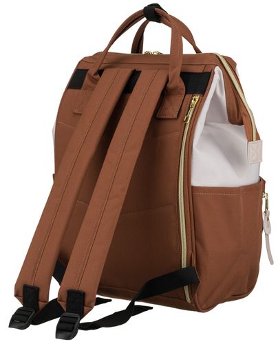 plecak materiałowy ptn alfa-5301 brown-beige na Arena.pl