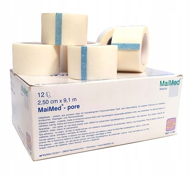 PRZYLEPIEC WŁÓKNINOWY HYPOALERGICZNY 2,5cmx9,1m zdjęcie 1