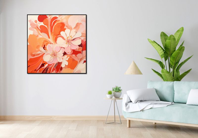 Plakat 100x100cm Taniec Kwiatów zdjęcie 4
