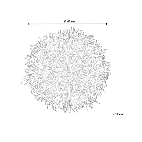 DEKORACJA ŚCIENNA POKOJU Ø40cm BRĄZ na Arena.pl
