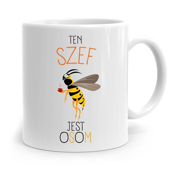 Kubek Prezent Dla Szefa Ten Szef Jest Osom Z Nadrukiem Ze Zdjęciem zdjęcie 1