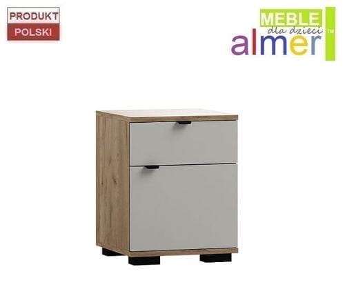 szafka nocna dla dzieci młodzieżowa dziecięca kaszmir dąb craft ARETTO Y10 na Arena.pl