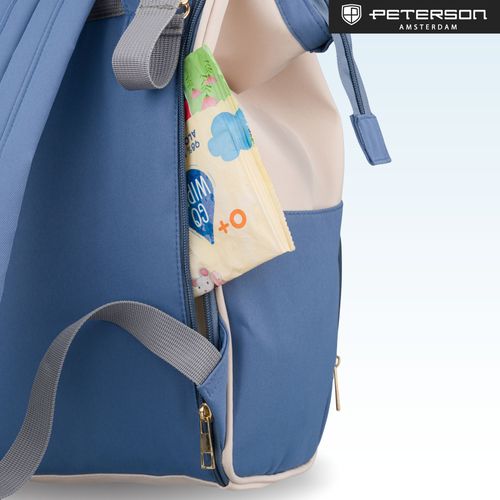 plecak materiałowy ptn jmb-01-6772 cream blue na Arena.pl