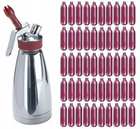 SYFON DO BITEJ ŚMIETANY ISI THERMO WHIP 0,5L + 50 NABOI N2O STALGAST 500305