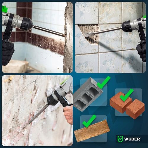 WIERTARKA MŁOTOWIERTARKA MŁOT UDAROWY MOCNA SDS+ WIERTŁA SZPICAK PRZECINAK na Arena.pl