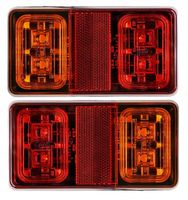 Lampa zespolona tylna LED DIODOWA przyczepy bagażnika rowerowego PARA