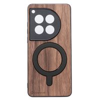 Drewniane Etui Bewood do OnePlus 12 ORZECH AMERYKAŃSKI z MagSafe