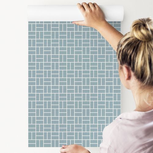 Tapeta Wzór Geometryczny w Stylu Retro na Arena.pl