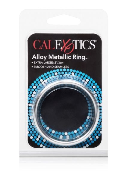 Alloy Metallic Ring - Xl Silver zdjęcie 2