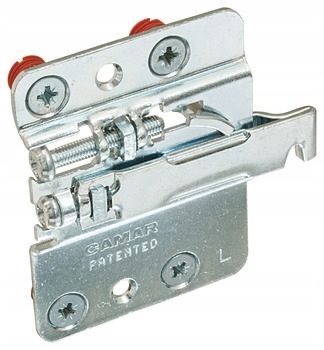 ZESTAW CAMAR 807 PARA + 2X PŁYTKA + ZAŚLEPKI BIAŁE ZAWIESZKA DO SZAFEK na Arena.pl