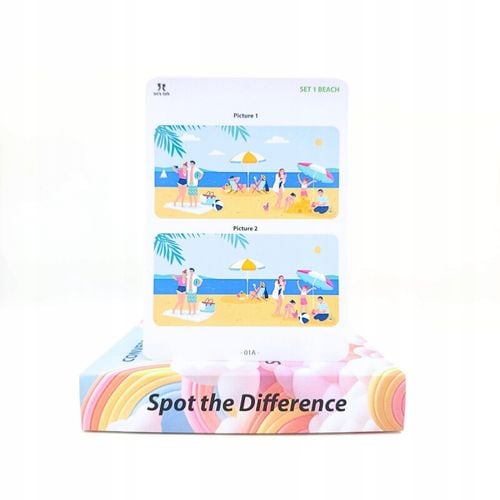 Karty Konwersacyjne Let's talk Spot the Difference na Arena.pl