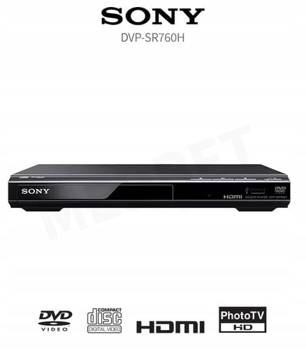 ODTWARZACZ MULTIMEDIALNY SONY DVP-SR760H DVD CD VCD USB HDMI CINCH PILOT na Arena.pl