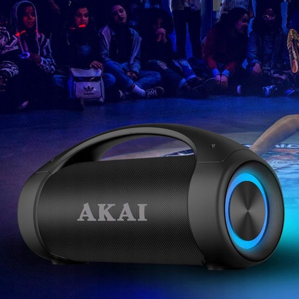 WODOSZCZELNY GŁOŚNIK BLUETOOTH LED AKAI ABTS-55 zdjęcie 7