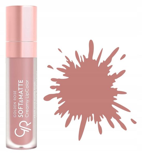 GOLDEN ROSE Matowa Pomadka w Płynie - 102 zdjęcie 1