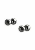 ns novelties nipple clamps m1 - regulowane klamry z silikonowymi końcowkami
