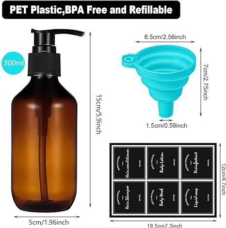 Dozownik Butelka  Z Pompką Do Szamponu Mydła na Arena.pl